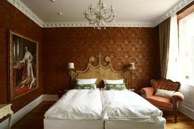 Ein Bett oder Betten in einem Zimmer der Unterkunft Gästehaus Zweite Heimat