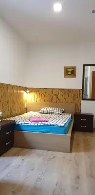 Ein Bett oder Betten in einem Zimmer der Unterkunft Pension Haus Baron 1 Neckarau
