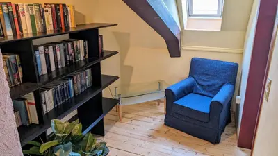 Die Bibliothek im Ferienhaus