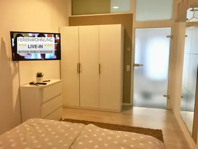 TV/Unterhaltungsangebot in der Unterkunft Tiny Apartment LIVE-IN Wertheim am Main