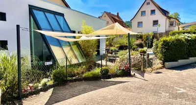 Ein Garten an der Unterkunft Tiny Apartment LIVE-IN Wertheim am Main