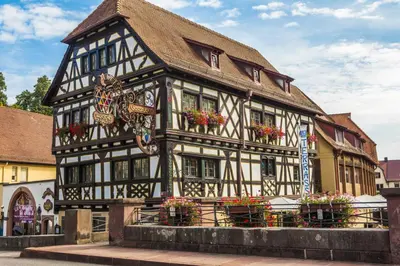 Das Gebäude in dem sich das Hotel befindet