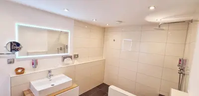 Ein Badezimmer in der Unterkunft Walk'sches Haus
