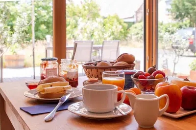 Essen im Bed & Breakfast oder in der Nähe