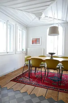 Ein Sitzbereich in der Unterkunft Fachwerkhaus Maximilian