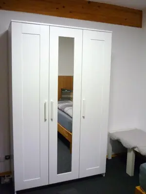 Ein Bett oder Betten in einem Zimmer der Unterkunft Haus am Sandsteinbruch