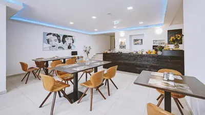 Ein Sitzbereich in der Unterkunft Boutique-Hotel Kronenstuben - unschlagbare Zentrumsnähe direkt am Marstall & Marktplatz - Schloss in 3 Min - Frühstück - Langzeitmiete