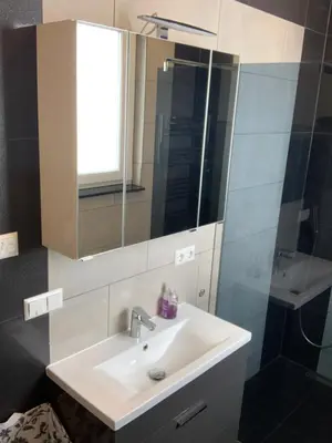 Ein Badezimmer in der Unterkunft Traumferienwohnung