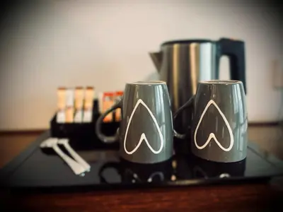 Kaffee-/Teezubehör in der Unterkunft Hotel Regina