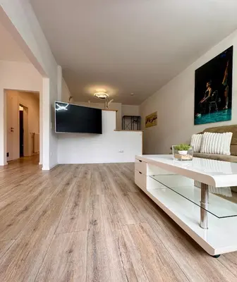 TV/Unterhaltungsangebot in der Unterkunft Appartment in Freizeitpark