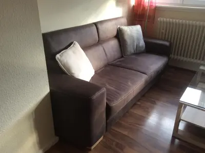 Ein Sitzbereich in der Unterkunft Heidelberg Appartements Berger