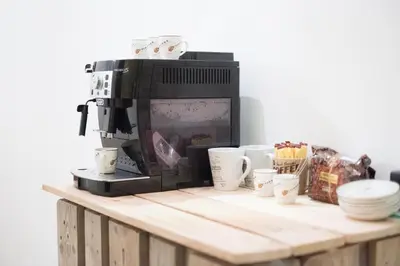 Kaffee-/Teezubehör in der Unterkunft Miniapartment am Dalberg