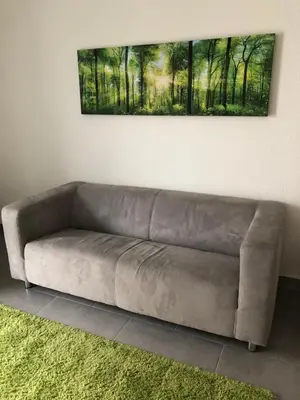 Ein Sitzbereich in der Unterkunft Gemütliches Apartment nahe Porsche