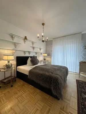 Ein Bett oder Betten in einem Zimmer der Unterkunft Kant-Haus