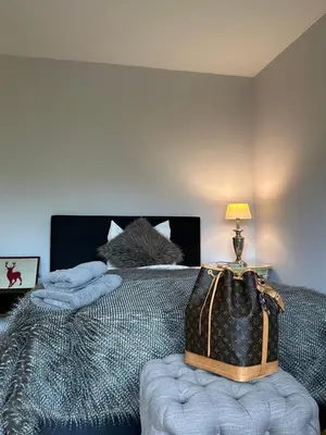 Ein Bett oder Betten in einem Zimmer der Unterkunft Kant-Haus