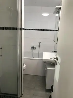 Ein Badezimmer in der Unterkunft Ferienhaus Heil