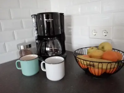Kaffee-/Teezubehör in der Unterkunft Oleander Hof
