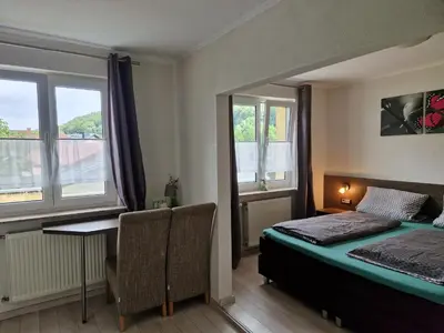 Ein Bett oder Betten in einem Zimmer der Unterkunft LandGASTHOF Rose