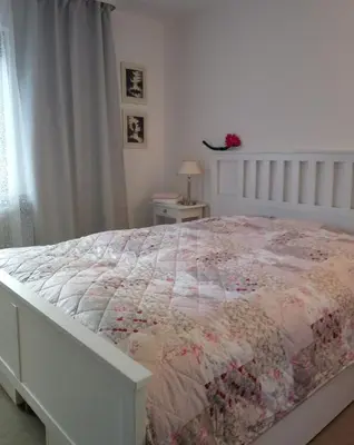 Ein Bett oder Betten in einem Zimmer der Unterkunft Casa la Collina delle Ginestre