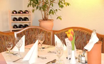 Getränke in der Unterkunft Hotel Wiesengrund