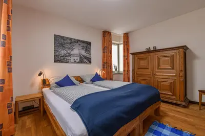 Ein Bett oder Betten in einem Zimmer der Unterkunft Ernst-Ludwig-Promenade