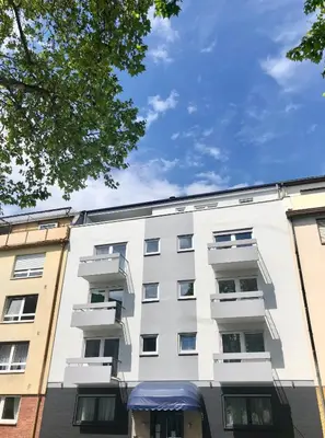 Das Gebäude in dem sich das Hotel befindet