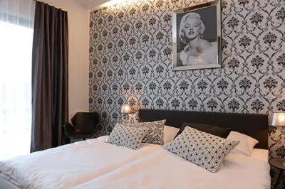 Ein Bett oder Betten in einem Zimmer der Unterkunft Vinotel Dollt-Kern