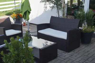 Ein Sitzbereich in der Unterkunft Kraft Hotel Alzey Worms A61