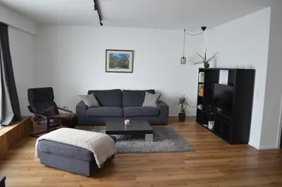 Ein Sitzbereich in der Unterkunft Apartment Pfungstadt