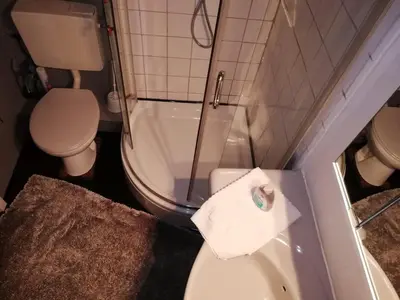 Ein Badezimmer in der Unterkunft Ferienwohnung Holl