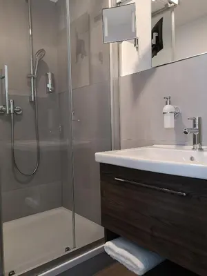 Ein Badezimmer in der Unterkunft Trip Inn PostApart Aschaffenburg