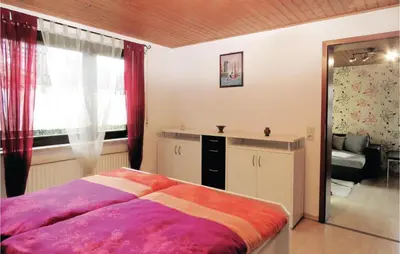 Ein Bett oder Betten in einem Zimmer der Unterkunft Lovely Apartment In Brensbach Ot Wersau