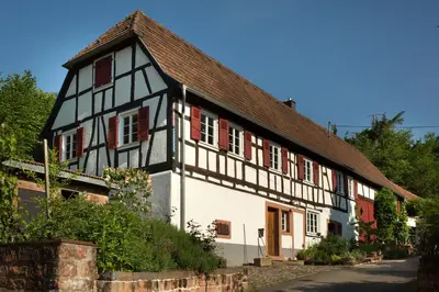 Das Gebäude in dem sich die Ferienwohnung befindet