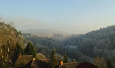 Naturlandschaft in der Nähe des Ferienhauses