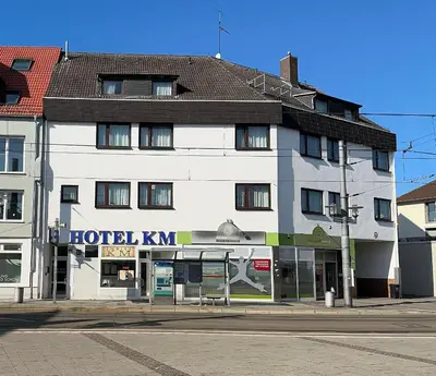 Das Gebäude in dem sich das Hotel befindet