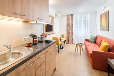 Küche/Küchenzeile in der Unterkunft Hotel Erbprinzenhof