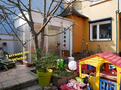 Das Gebäude in dem sich die Ferienwohnung befindet