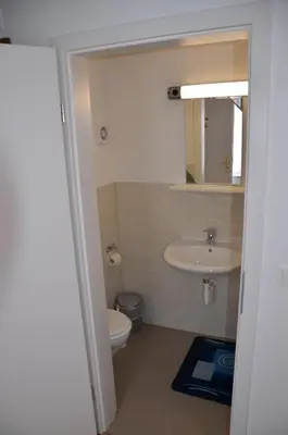 Ein Badezimmer in der Unterkunft Gasthaus Löwen
