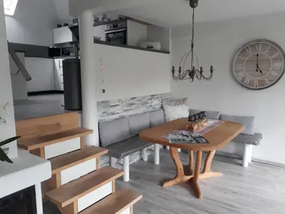 Küche/Küchenzeile in der Unterkunft Ferienhaus Hygge