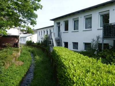 Ein Garten an der Unterkunft Ferienwohnungen an der Kimbach
