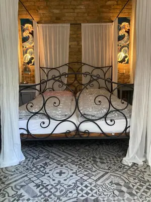 Ein Bett oder Betten in einem Zimmer der Unterkunft Hotel Gästehaus Hochmann Stadecken