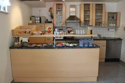 Küche/Küchenzeile in der Unterkunft Hotel Gramlich