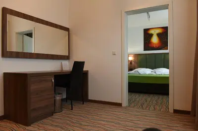 Ein Bett oder Betten in einem Zimmer der Unterkunft Hotel Olive Inn
