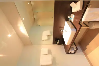 Ein Badezimmer in der Unterkunft Art Hotel Lauterbach