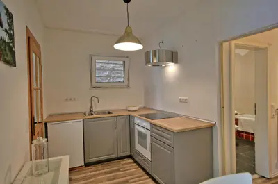 Küche/Küchenzeile in der Unterkunft Ferienwohnung Eulenhof