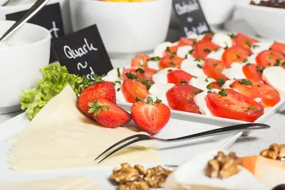 Essen im Hotel oder in der Nähe