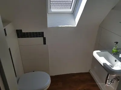 Ein Badezimmer in der Unterkunft Ferienhaus Nr. 10