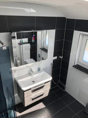 Ein Badezimmer in der Unterkunft Traumferienwohnung 1