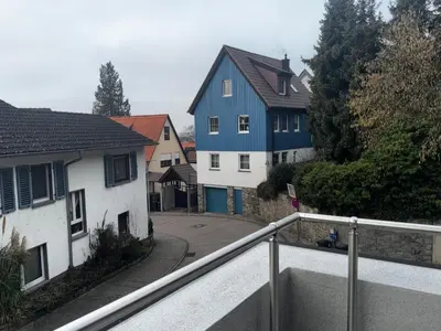 Das Gebäude in dem sich die Ferienwohnung befindet