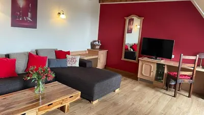 TV/Unterhaltungsangebot in der Unterkunft Hotel Leinsweiler Hof